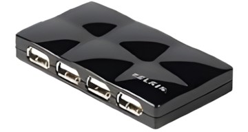 Belkin Mobils Hi-Speed USB 2.0 7-Portu centrs Belkin Mobils Hi-Speed USB 2.0 7-Portu centrs