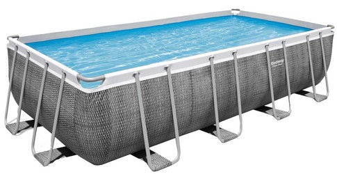 Bestway Power Steel Frame Baseins komplekts 488 x 244 x 122 cm (56996) Bestway Power Steel Frame Baseins komplekts 488 x 244 x 122 cm (56996)
