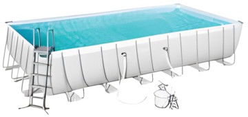 Bestway Taisnstūrveida rāmja baseina komplekts 732 x 366 cm (56475) Bestway Taisnstūrveida rāmja baseina komplekts 732 x 366 cm (56475)