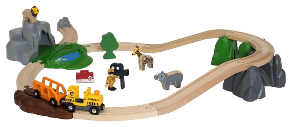 Brio Liels Safari Dzelzceļa Komplekts Brio Liels Safari Dzelzceļa Komplekts