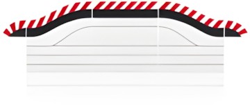 Carrera ārējās malas joslas Pit Stop Lane Carrera ārējās malas joslas Pit Stop Lane