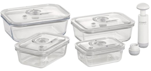 Caso VacuBoxx komplekts taisnstūrveida Caso VacuBoxx komplekts taisnstūrveida