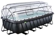 Exit Black Leather Pool mit Abdeckung, Siltumsūknis 540 x 250 x 122 cm (30.67.53.20) Exit Black Leather Pool mit Abdeckung, Siltumsūknis 540 x 250 x 122 cm (30.67.53.20)
