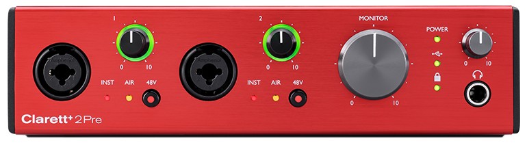 Focusrite Clarett+ 2 Pre Focusrite Clarett+ 2 Pre