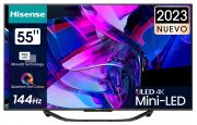 Hisense 55" Mini LED ULED 4K Viedais TV 55U7KQ