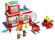 LEGO DUPLO Ugunsdzēsēju stacija ar helikopteru (10970)