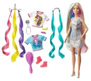 Mattel Barbie Fantasy Hair Nāriņa & Vienradža Izskats (GHN04) Mattel Barbie Fantasy Hair Nāriņa & Vienradža Izskats (GHN04)