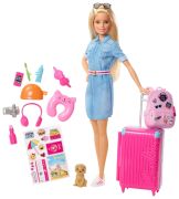 Mattel Barbie ceļojumu lelle (FWV25) Mattel Barbie ceļojumu lelle (FWV25)