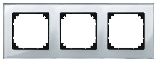 Merten M-PLAN-Echtglasrahmen 3fach (489360) Merten M-PLAN-Echtglasrahmen 3fach (489360)