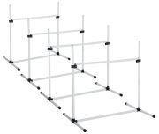 PawHut Agility Slalom stabiņu barjeru komplekts 4 gab PawHut Agility Slalom stabiņu barjeru komplekts 4 gab
