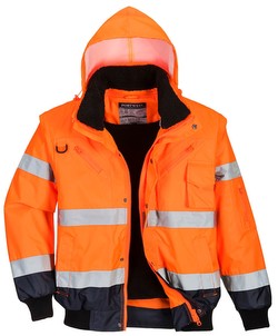 Portwest C465 Kontrasta brīdinājuma aizsargpilota jaka Portwest C465 Kontrasta brīdinājuma aizsargpilota jaka