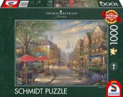Schmidt Spiele Puzzle Thomas Kinkade Kafejnīca Minhenē Schmidt Spiele Puzzle Thomas Kinkade Kafejnīca Minhenē