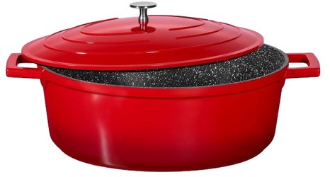 Stoneline Gourmet cepšanas trauks ar alumīnija vāku 32 x 25 cm Stoneline Gourmet cepšanas trauks ar alumīnija vāku 32 x 25 cm