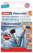 Tesa Powerstrips Caurspīdīgs Liels 8 gab. Tesa Powerstrips Caurspīdīgs Liels 8 gab.