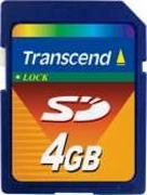 Transcend Secure Digital (SD) 4GB Transcend Secure Digital (SD) 4GB