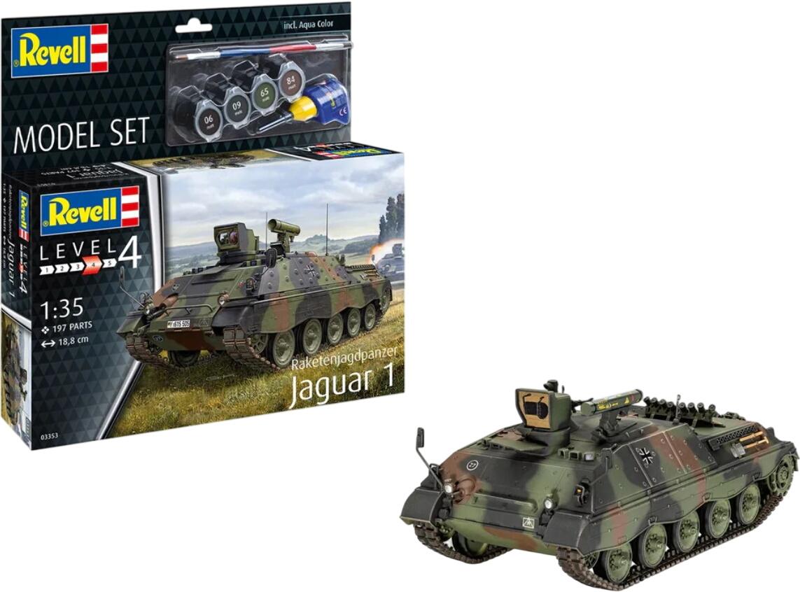Revell Modeļa komplekts raķešu iznīcinātājs Jaguar 1 (63353) Revell Modeļa komplekts raķešu iznīcinātājs Jaguar 1 (63353)