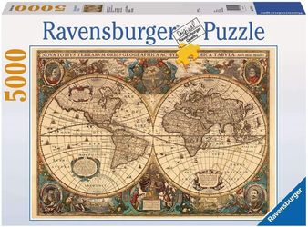 Ravensburger Pasaules karte 1630 5000 daļas Ravensburger Pasaules karte 1630 5000 daļas