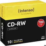 Intenso CD-RW plānais futrālis Intenso CD-RW plānais futrālis