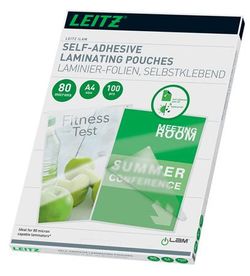 Leitz iLAM pašlīmējošā laminēšanas plēve A4 80 mikroni Leitz iLAM pašlīmējošā laminēšanas plēve A4 80 mikroni