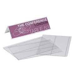 Durable Dachaufsteller aus PET 61/122 x 210 mm (8048) Durable Dachaufsteller aus PET 61/122 x 210 mm (8048)