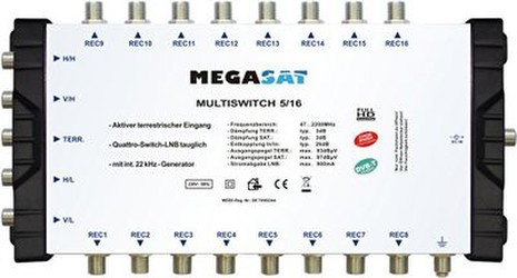 Megasat Multislēdzis 5/16