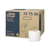 Tork Advanced tualetes papīrs Compact T6 2-kārtīgs 10cm x 100m 1 kartons = 27 ruļļi Tork Advanced tualetes papīrs Compact T6 2-kārtīgs 10cm x 100m 1 kartons = 27 ruļļi