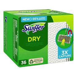 Swiffer Sausās grīdas tīrīšanas lupatiņas papildinājuma iepakojums 36 gab. Swiffer Sausās grīdas tīrīšanas lupatiņas papildinājuma iepakojums 36 gab.