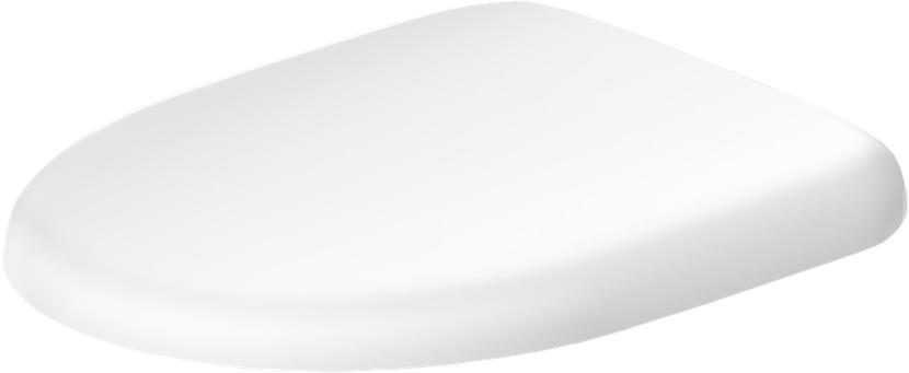 Duravit WC-sēdeklis Architec ar SoftClose eņģēm nerūsējošais tērauds, balts 0069690000