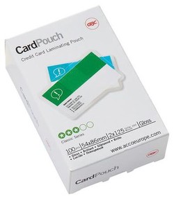 GBC Laminierfolientaschen Scheckkarte 3740300 GBC Laminierfolientaschen Scheckkarte 3740300