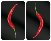 Wenko Herdabdeckplatte Hot Peperoni 2er Set Wenko Herdabdeckplatte Hot Peperoni 2er Set