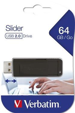 Verbatim Store'n'Go Slider USB 2.0 Drive 64GB Verbatim Store'n'Go Slider USB 2.0 Drive 64GB