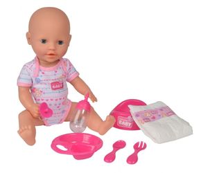 Simba Toys New Born Baby lelle ar piederumiem Simba Toys New Born Baby lelle ar piederumiem