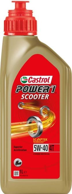 Castrol Power1 Motorollers 4T 5W-40 1 l Castrol Power1 Motorollers 4T 5W-40 1 l