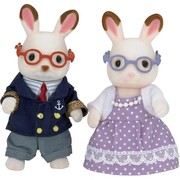 Epoch Sylvanian Families Šokolādes truši vecvecāki Else un Reinhard