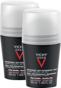 Vichy Homme Deo Anti-Transpirant 48h Roll-on 2 x 50 ml