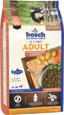 Bosch Tiernahrung Adult lasis & kartupelis 1 kg Bosch Tiernahrung Adult lasis & kartupelis 1 kg