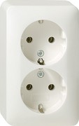 Gira Schuko dubultā kontaktligzda (078013) Gira Schuko dubultā kontaktligzda (078013)