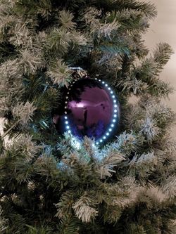 Europalms LED Snowball 8 cm violets 5x Europalms LED Snowball 8 cm violets 5x