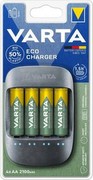 Varta Eco Charger inkl. 4 akumulatori 2100 mAh Varta Eco Charger inkl. 4 akumulatori 2100 mAh