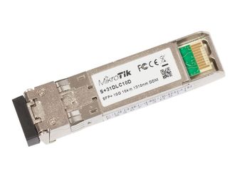 MikroTik Vienas režīms SFP+ LC (S+31DLC10D) MikroTik Vienas režīms SFP+ LC (S+31DLC10D)
