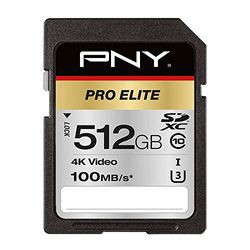 PNY SDXC Pro Elite 512GB UHS-I U3 (P-SD512U3100PRO-GE) PNY SDXC Pro Elite 512GB UHS-I U3 (P-SD512U3100PRO-GE)