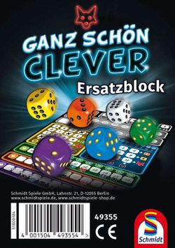 Schmidt Spiele Ganz schön clever aizstājējbloks