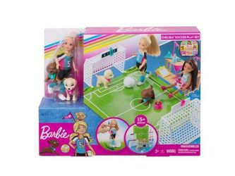 Mattel Barbie Dreamhouse Adventures - Futboliste Chelsea spēļu komplekts (GHK37) Mattel Barbie Dreamhouse Adventures - Futboliste Chelsea spēļu komplekts (GHK37)