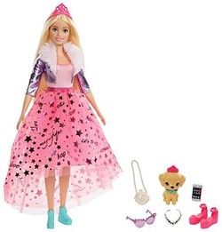 Mattel Barbie Princess Adventure Barbie princese modes tērpā (GML76) Mattel Barbie Princess Adventure Barbie princese modes tērpā (GML76)