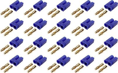 Reely Akumulatorsavienotājs EC5 apzeltīts 20 gabalu iepakojums (1399712) Reely Akumulatorsavienotājs EC5 apzeltīts 20 gabalu iepakojums (1399712)