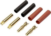 Reely Akumulatorsavienotājs 4 mm apzeltīts 40 pāri (RE-6534192) Reely Akumulatorsavienotājs 4 mm apzeltīts 40 pāri (RE-6534192)