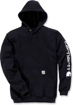 Carhartt Vidēja svara piedurkņu logo kapučdžemperis Carhartt Vidēja svara piedurkņu logo kapučdžemperis