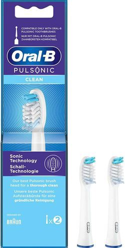 Braun Oral-B uzgaļi Pulsonic Clean 2 gab. iepakojums