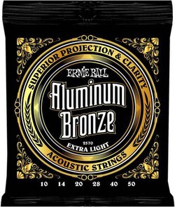 Ernie Ball 2570 Alumīnija Bronza Ekstra Viegls Ernie Ball 2570 Alumīnija Bronza Ekstra Viegls