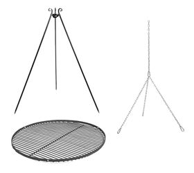 Korono šarnīrgrils 1,80 m inkl. tērauda grila režģis 50 cm Korono šarnīrgrils 1,80 m inkl. tērauda grila režģis 50 cm